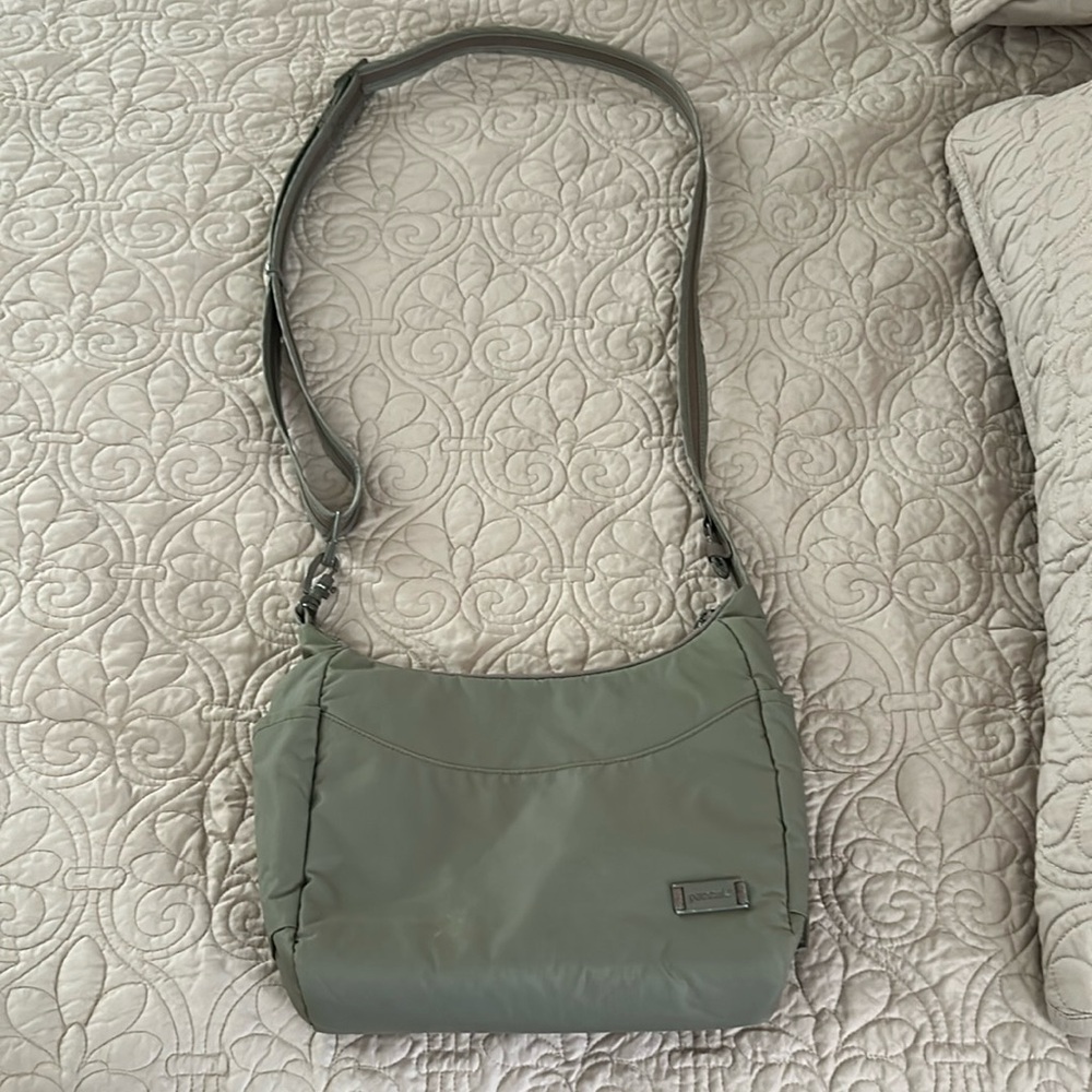 PAC- safe Travel Purse (tan color)